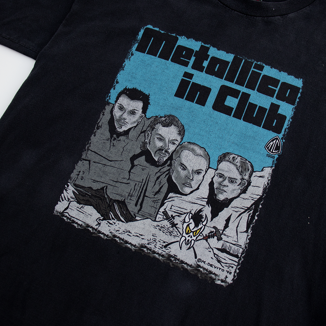 Vintage 1998 Metallica Club Shirt Size XL