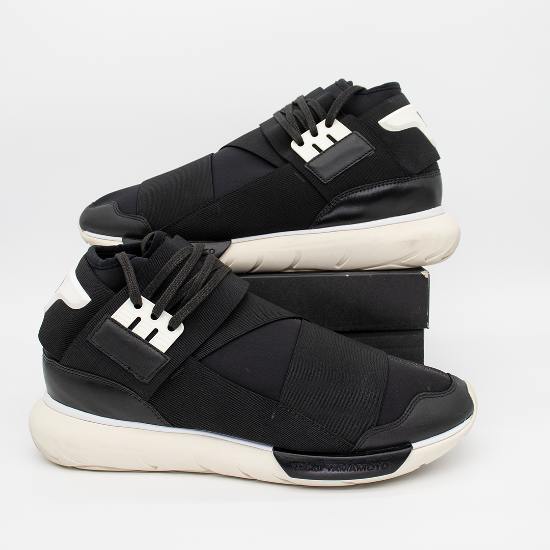 Y-3 Qasa High Black White Size 10.5