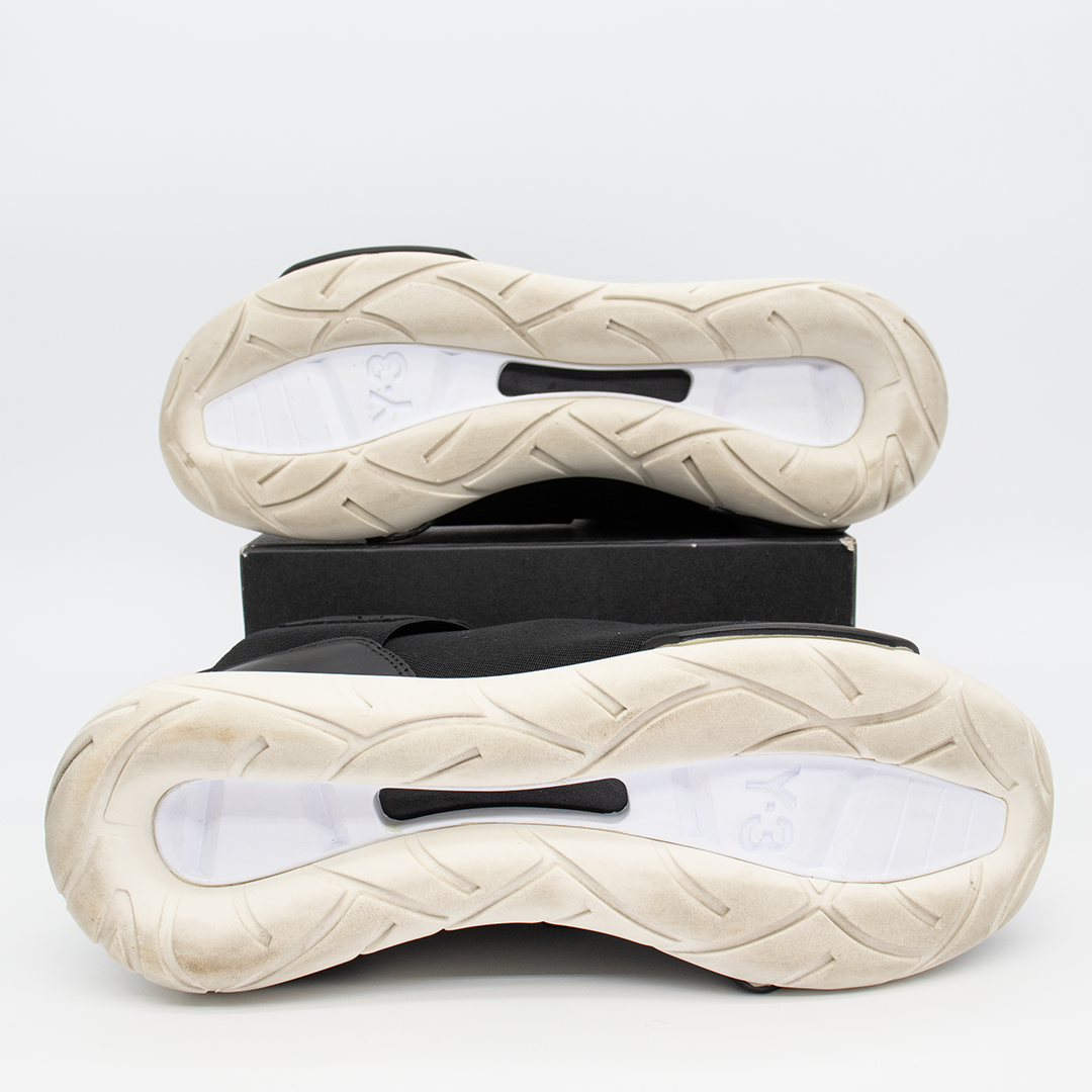 Y-3 Qasa High Black White Size 10.5