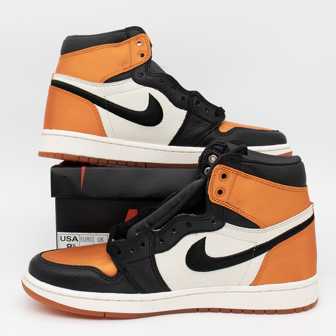 Jordan 1 Retro High Satin Shattered Backboard (Women's) Size 8.5W (7 Mens)