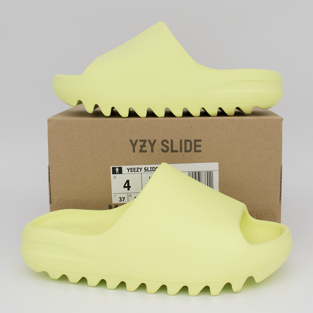 adidas Yeezy Slide Glow Green Size 4