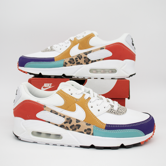 Nike Air Max 90 SE Animal White (Women's) Size 12 W