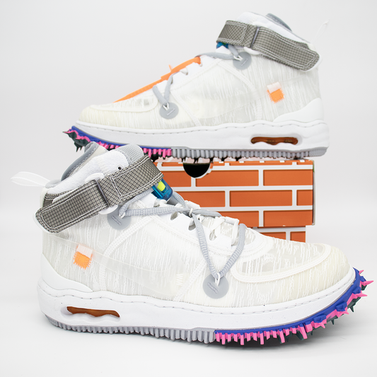 Nike Air Force 1 Mid Off-White White Size 9.5