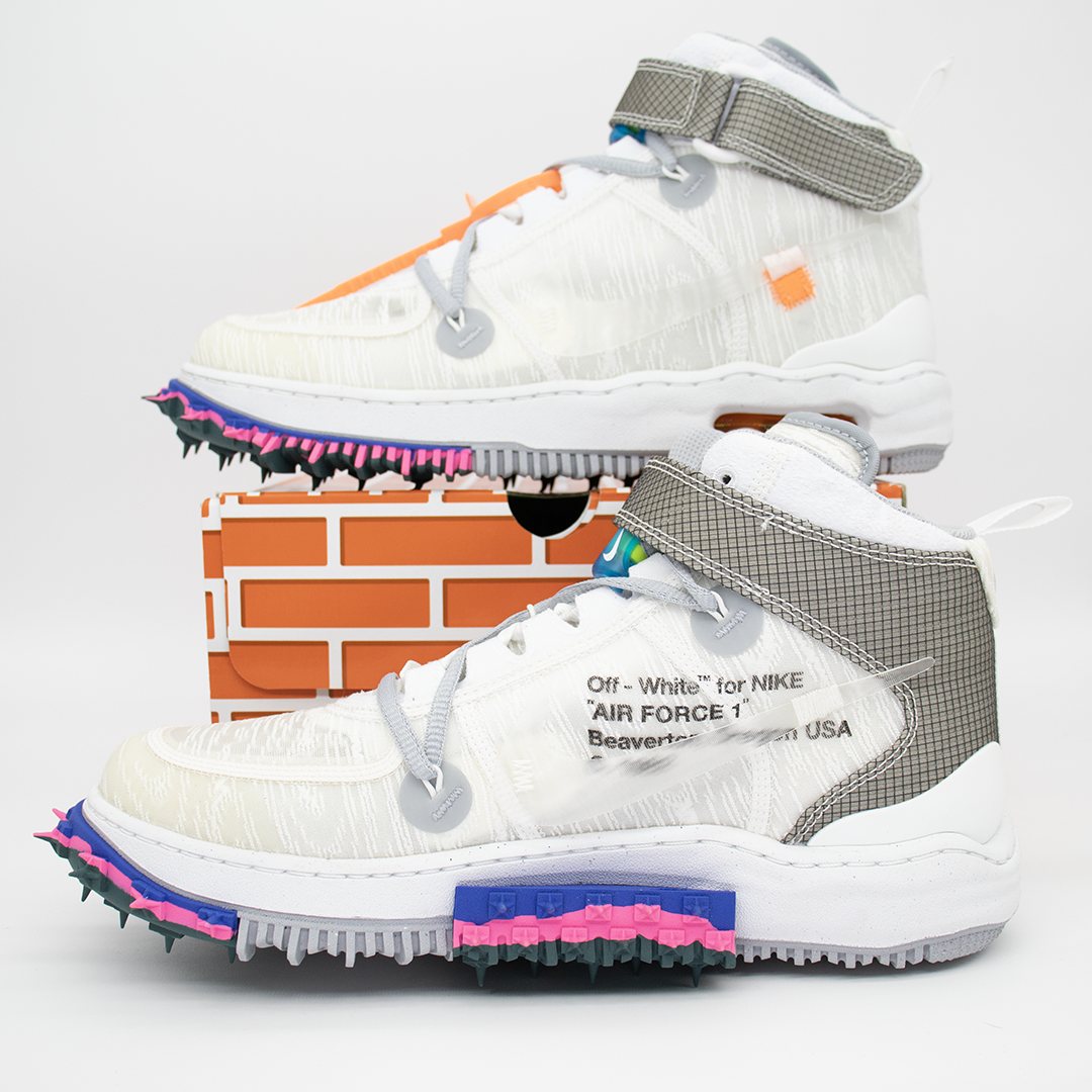 Nike Air Force 1 Mid Off-White White Size 9.5