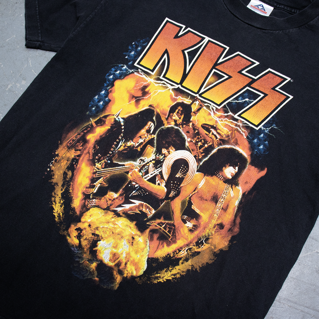 Vintage Kiss Tour Shirt Size Large