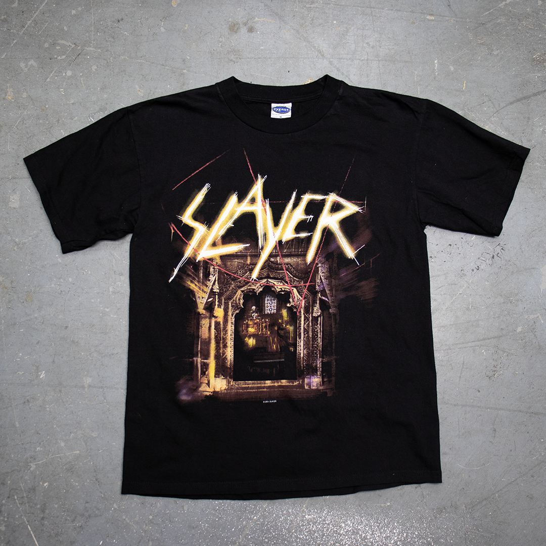 Vintage 2001 Slayer Tour Shirt Size Medium
