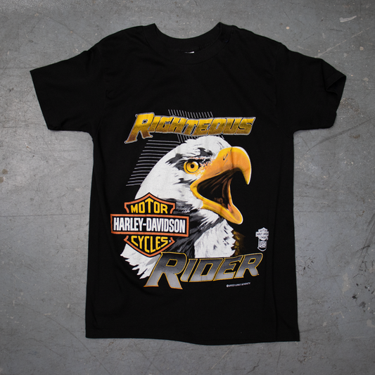 Vintage Harley Davidson Righteous Rider Shirt Size Large