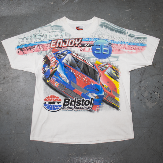 Vintage Bristol Motor Speedway NASCAR Shirt Size XL