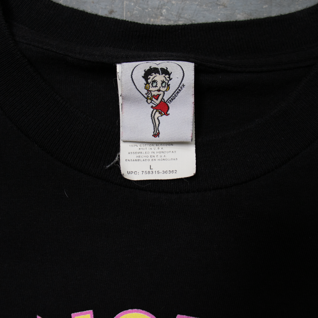 Vintage Betty Boop Licensed to Thrill Shirt Size Large