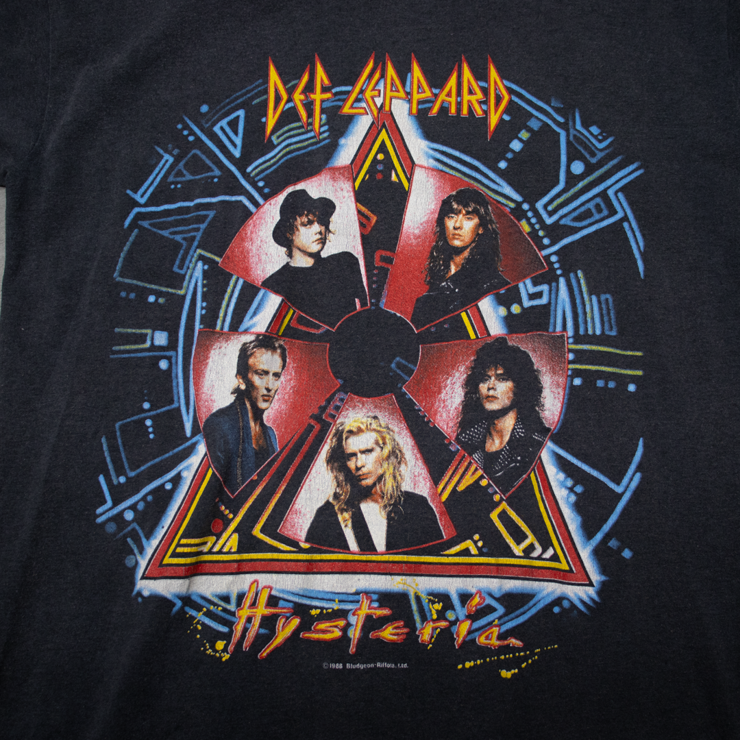 Vintage Def Leppard 1988 Hysteria Tour Shirt Size Large