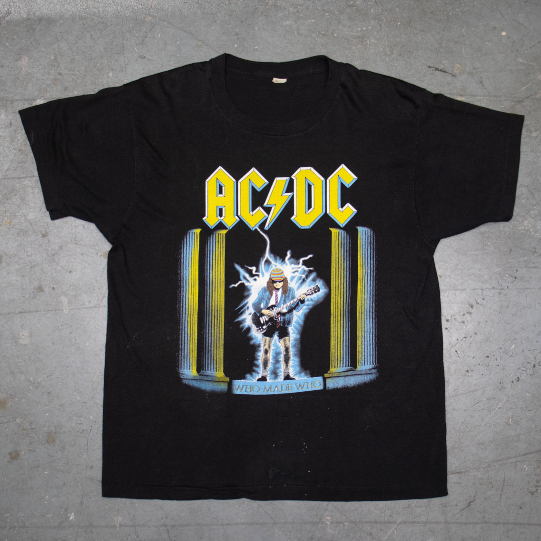 Vintage AC/DC Who Made Who Shirt Size XL