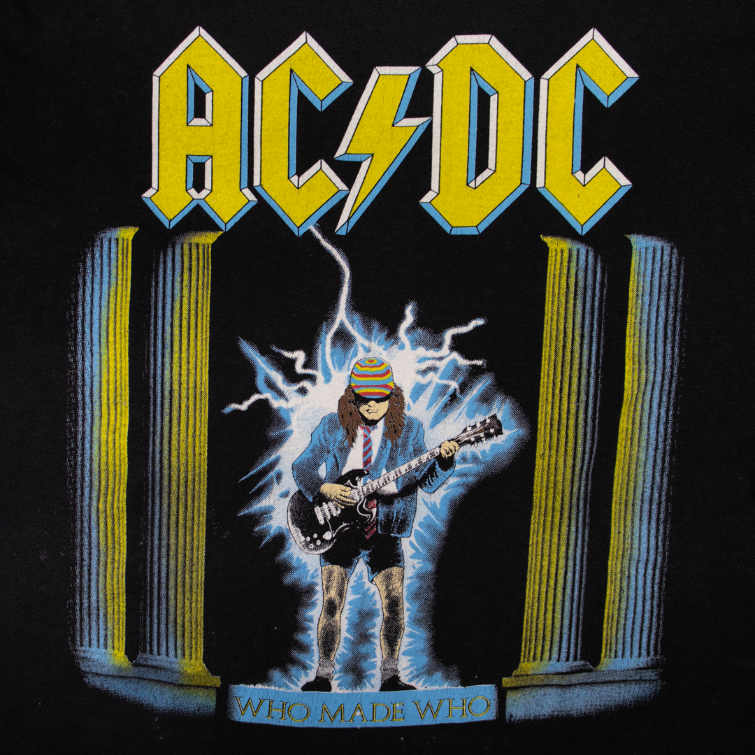 Vintage AC/DC Who Made Who Shirt Size XL