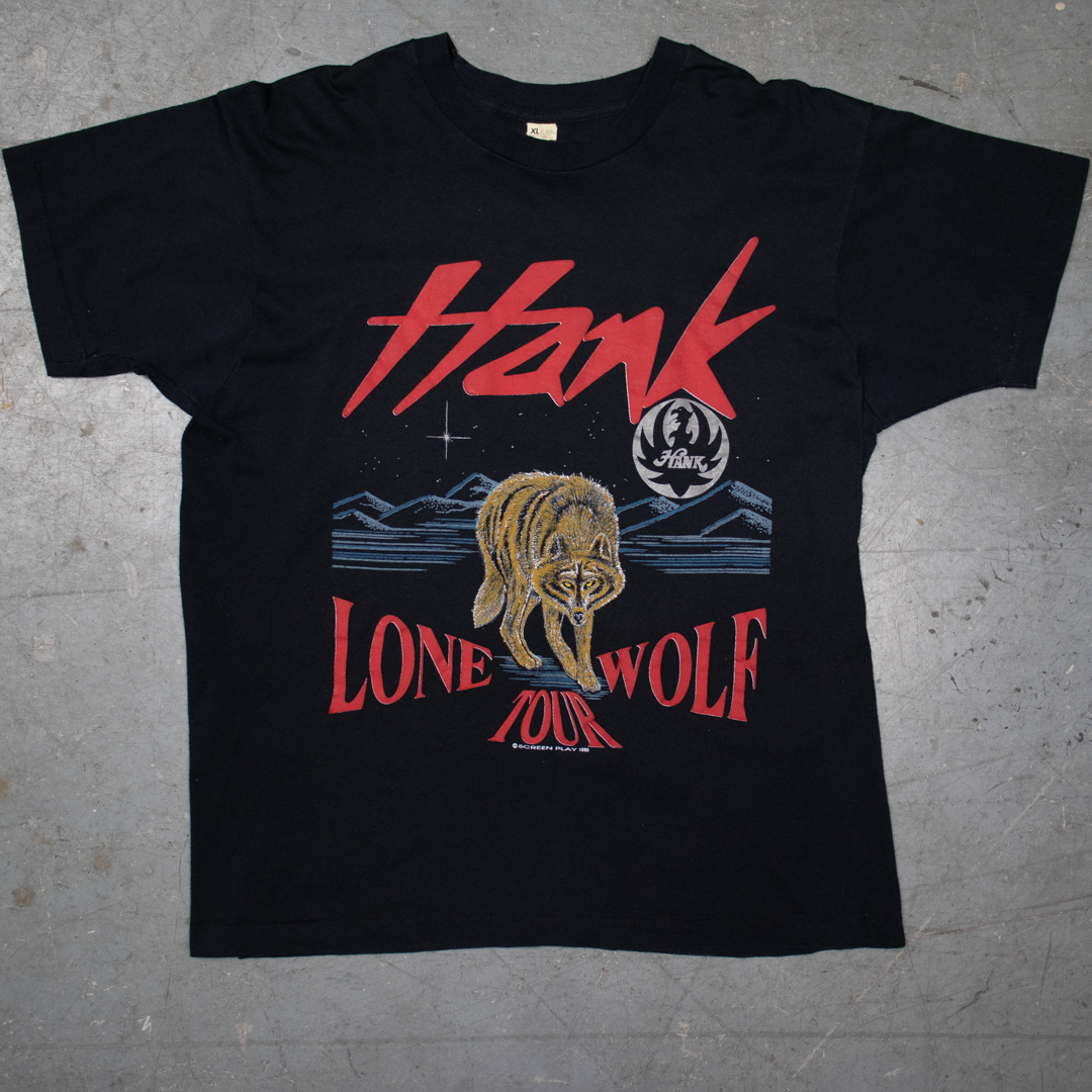 Vintage Hank Williams Jr. 1990 Tour Shirt Size XL