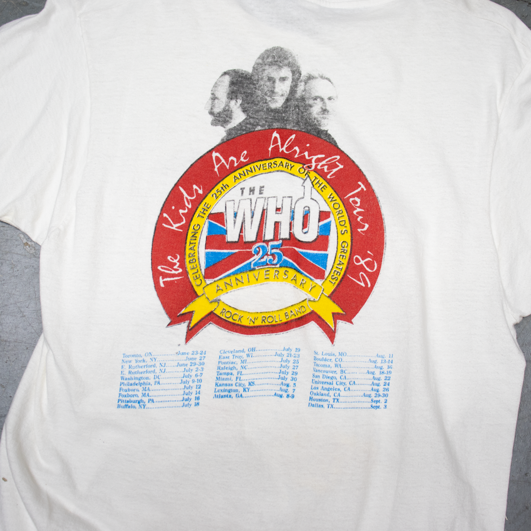 Vintage The Who 1989 Tour Shirt