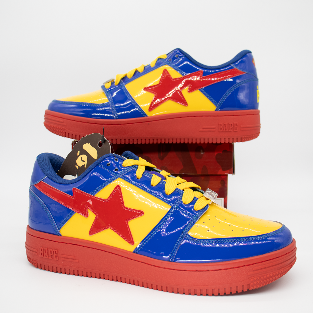 A Bathing Ape Bape Sta Low DC Superman (2021) Size 8.5