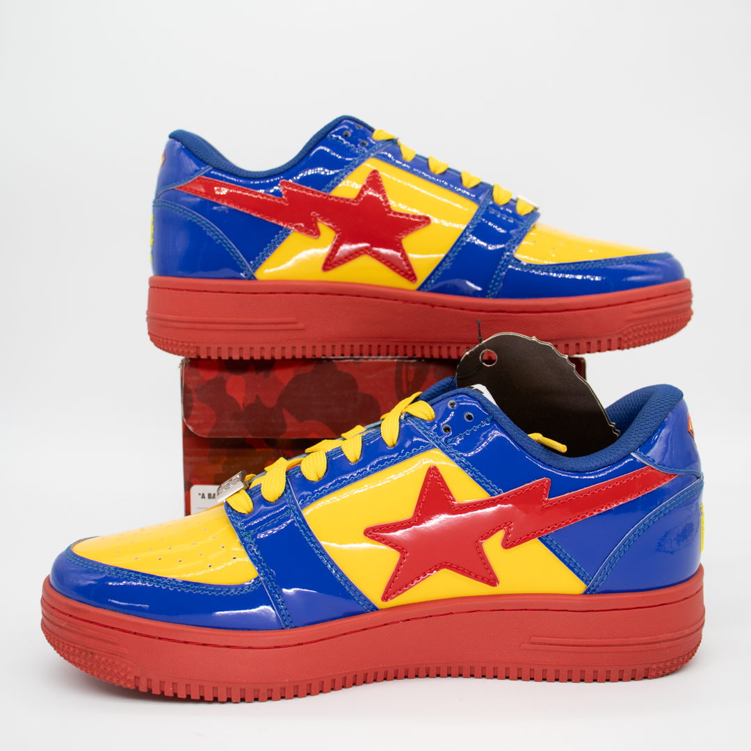 A Bathing Ape Bape Sta Low DC Superman (2021) Size 8.5