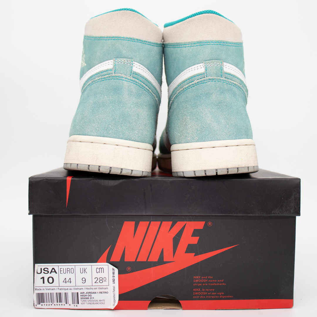 Jordan 1 Retro High Turbo Green Size 10