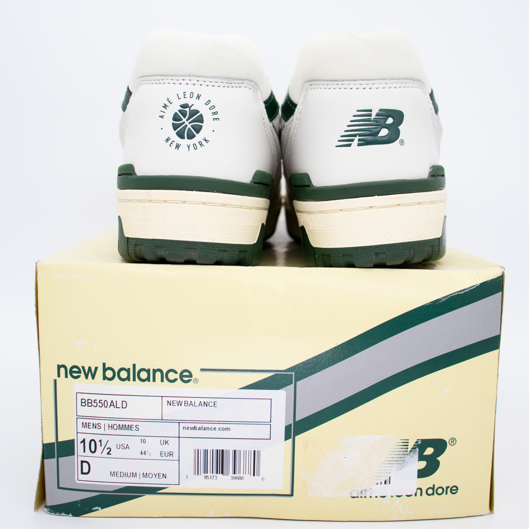 New Balance 550 Aime Leon Dore White Green Size 10.5