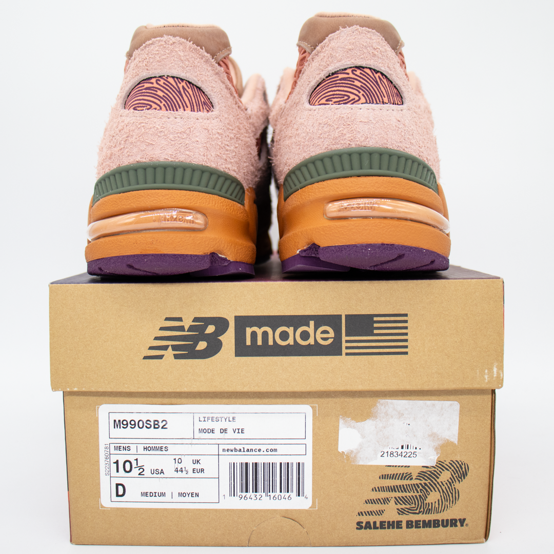 New Balance 990v2 Salehe Bembury Sand Be The Time Size 10.5