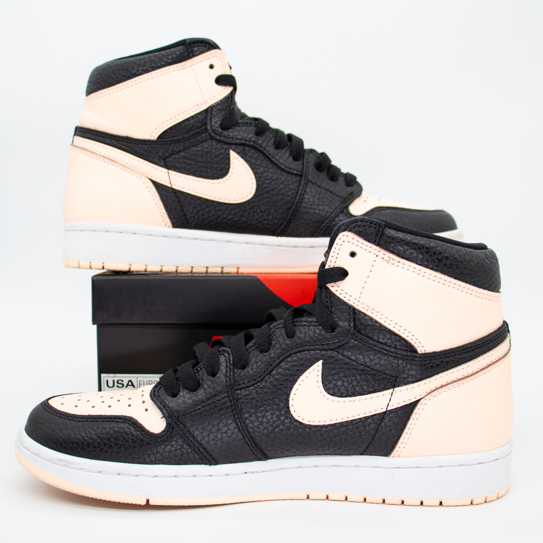 Jordan 1 Retro High Black Crimson Tint Size 8.5