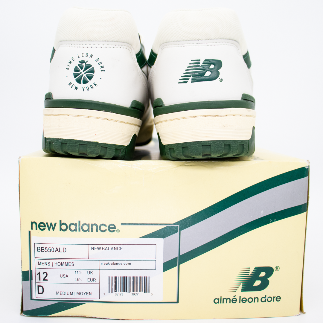 New Balance 550 Aime Leon Dore White Green Size 11