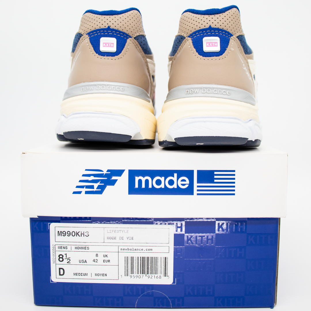 New Balance 990v3 MiUSA Kith Daytona (with Socks) Size 8.5