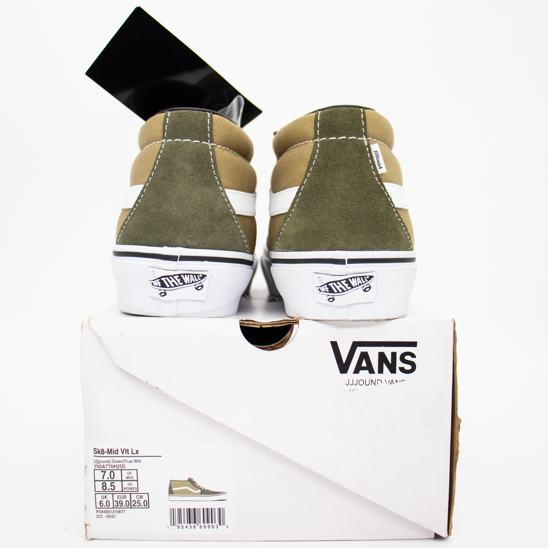 Vans Vault Sk8-Mid LX JJJJound Green Size 7