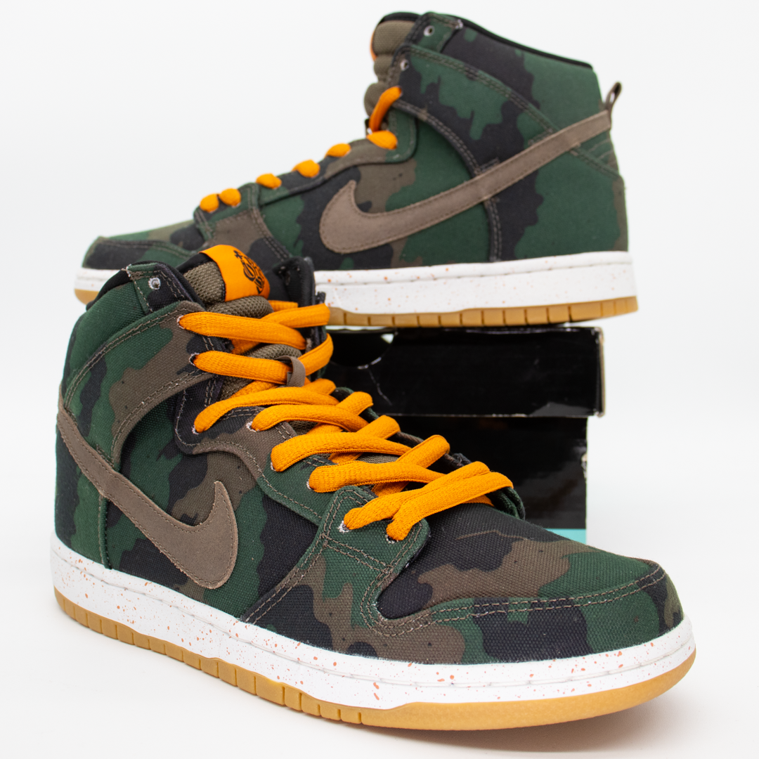 Nike SB Dunk High FiveOneO Camo Size 9